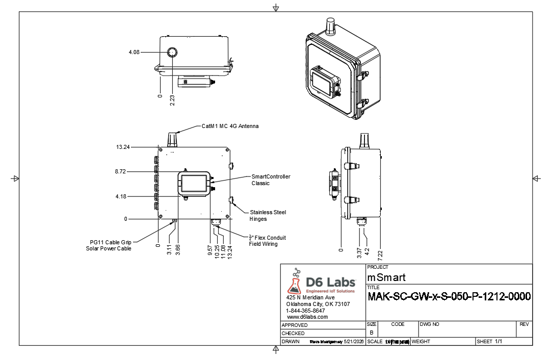 MAK Gateway mechanical drawing thumbnail